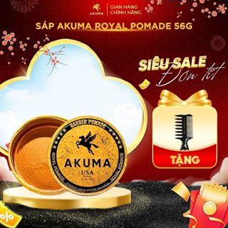  Sáp Vuốt Tóc AKUMA ROYAL POMADE 56g Hương Nam Tính Lịch Lãm Giữ Nếp Đến 12h Phù Hợp Mọi Chất Tóc 