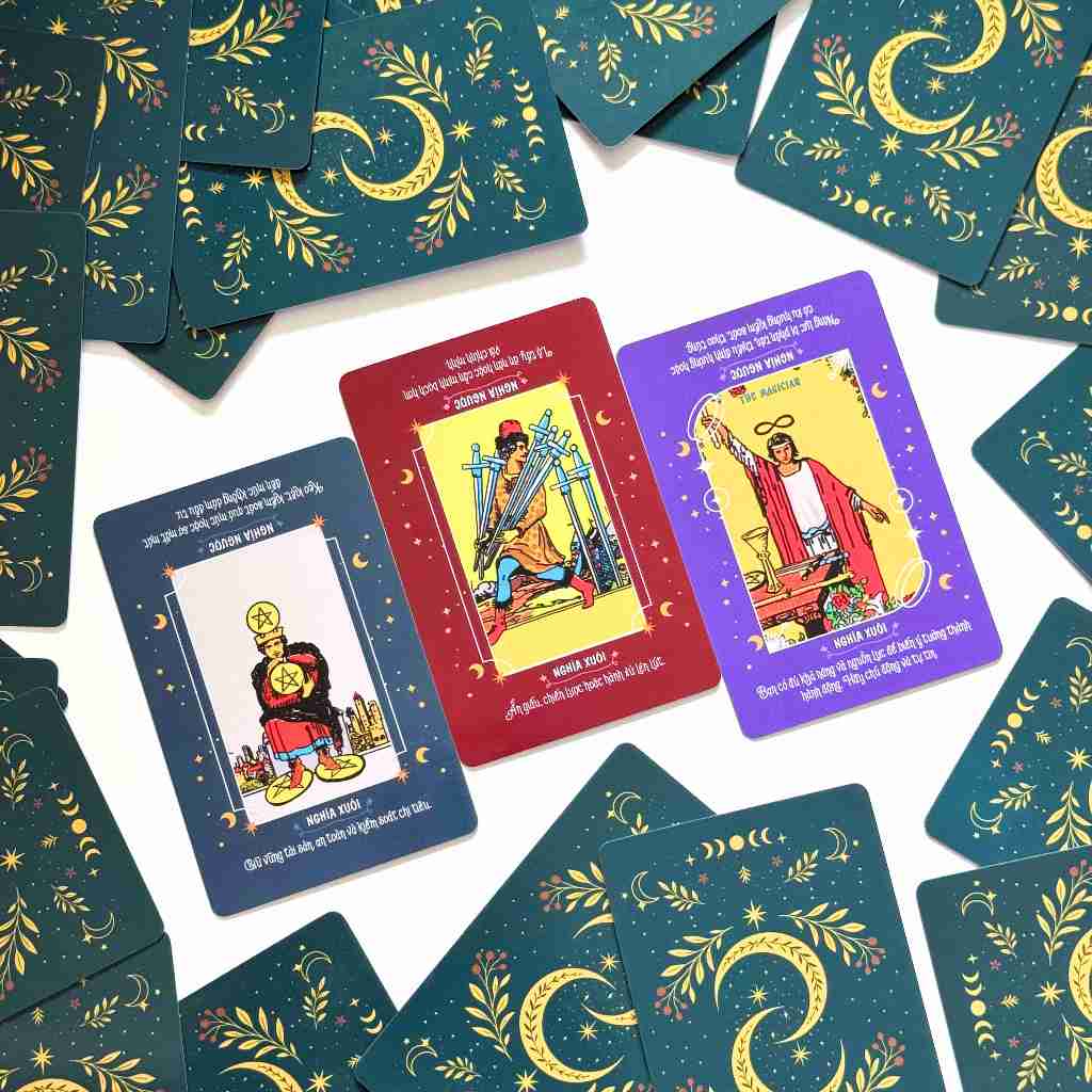 Bộ Bài Tarot The Strength KAS – Bộ Bài 78 Lá Việt Hóa, Phong Cách Rider–Waite–Smith Tarot