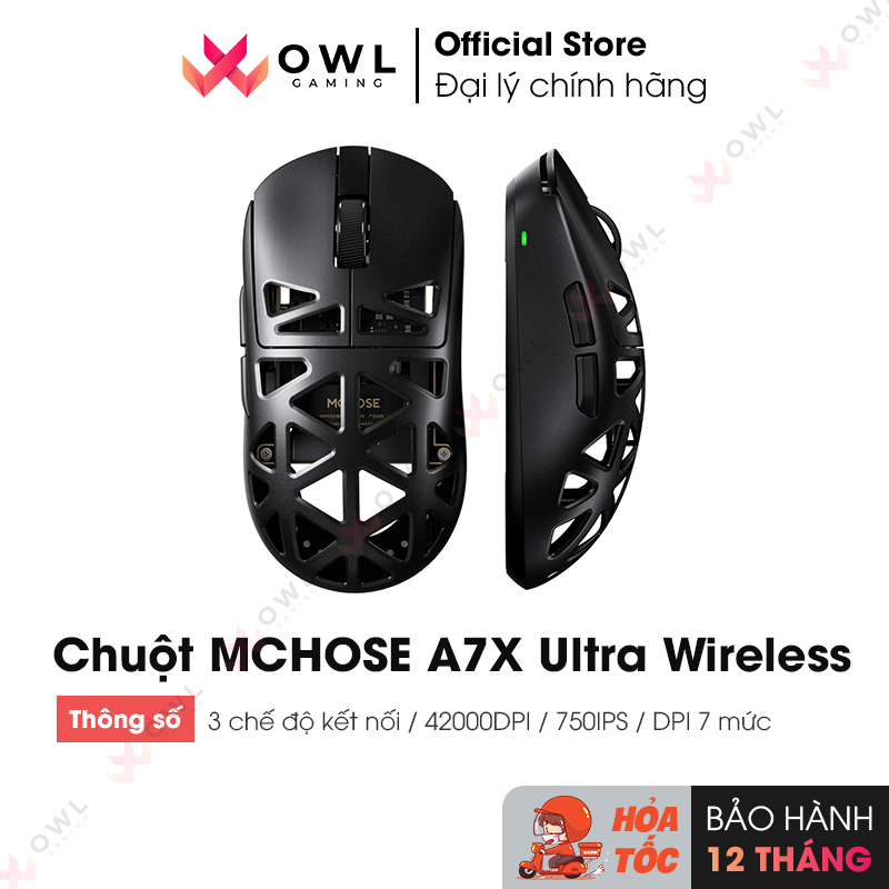 Chuột MCHOSE A7X Ultra Wireless (hàng chính hãng)