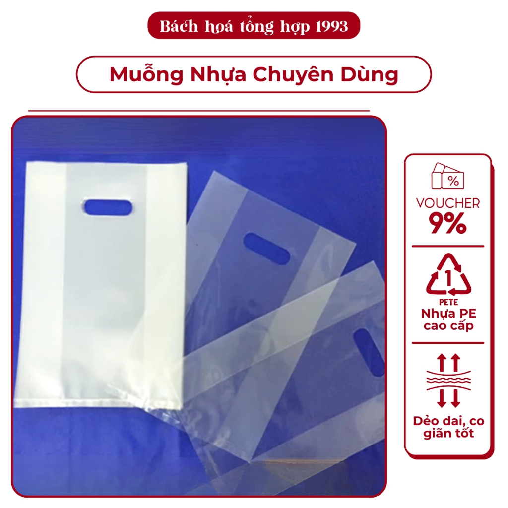 Túi Hột Xoài PE Dẻo Trong Suốt – Túi Đựng Hàng, Gói Hàng Đa Năng 0,5kg Nhiều Kích Thước Tiện Lợi