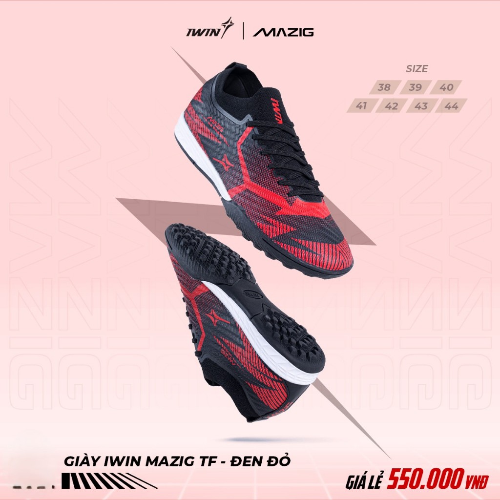 Giày Bóng Đá Iwin Mazig đế TF - Giày Đá Bóng Chính Hãng