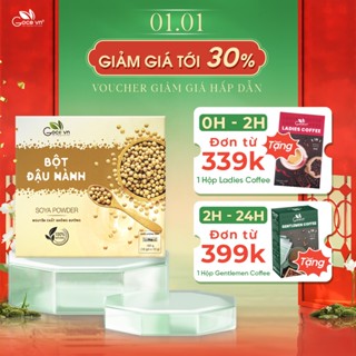  Bột đậu nành nguyên chất Goce – 180g  18 gói x 10g  