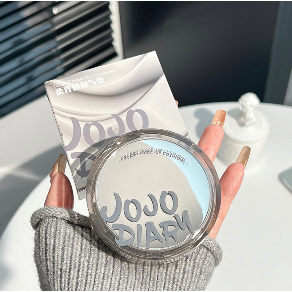 Kem nền dạng cushion JOJO DIARY vỏ bạc dễ thương