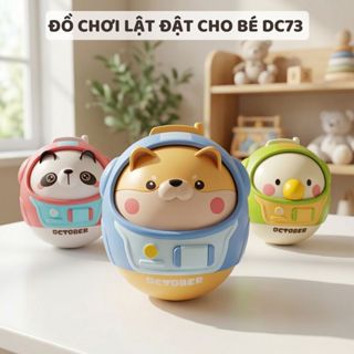  Lật đật hình con vật đáng yêu cho bé Hinata DC73 chất liệu nhựa ABS bền đẹp cho bé chơi lâu dài 