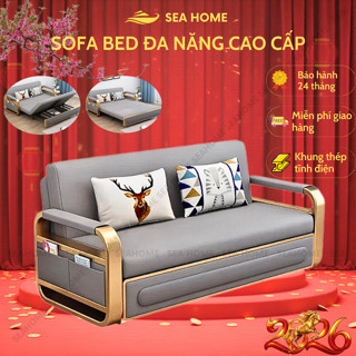   TẶNG GỐI  Sofa Giường Thông Minh Có Ngăn Chứa Đồ Ghế Sofa Giường Gấp Gọn Tiết Kiệm Không Gian Hàng Nhập Khẩu Cao Cấp. 