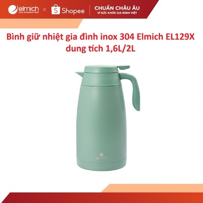 Bình giữ nhiệt gia đình inox 304 Elmich EL1291/2 dung tích 1,6L/2L