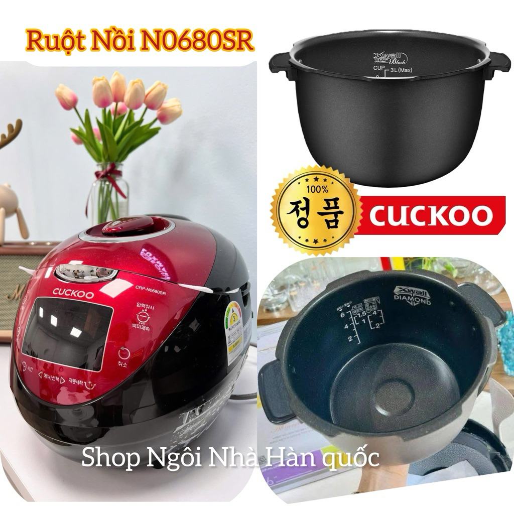 Ruột nồi cơm cuckoo model CRP-N0680SR dung tích 1,08 lít