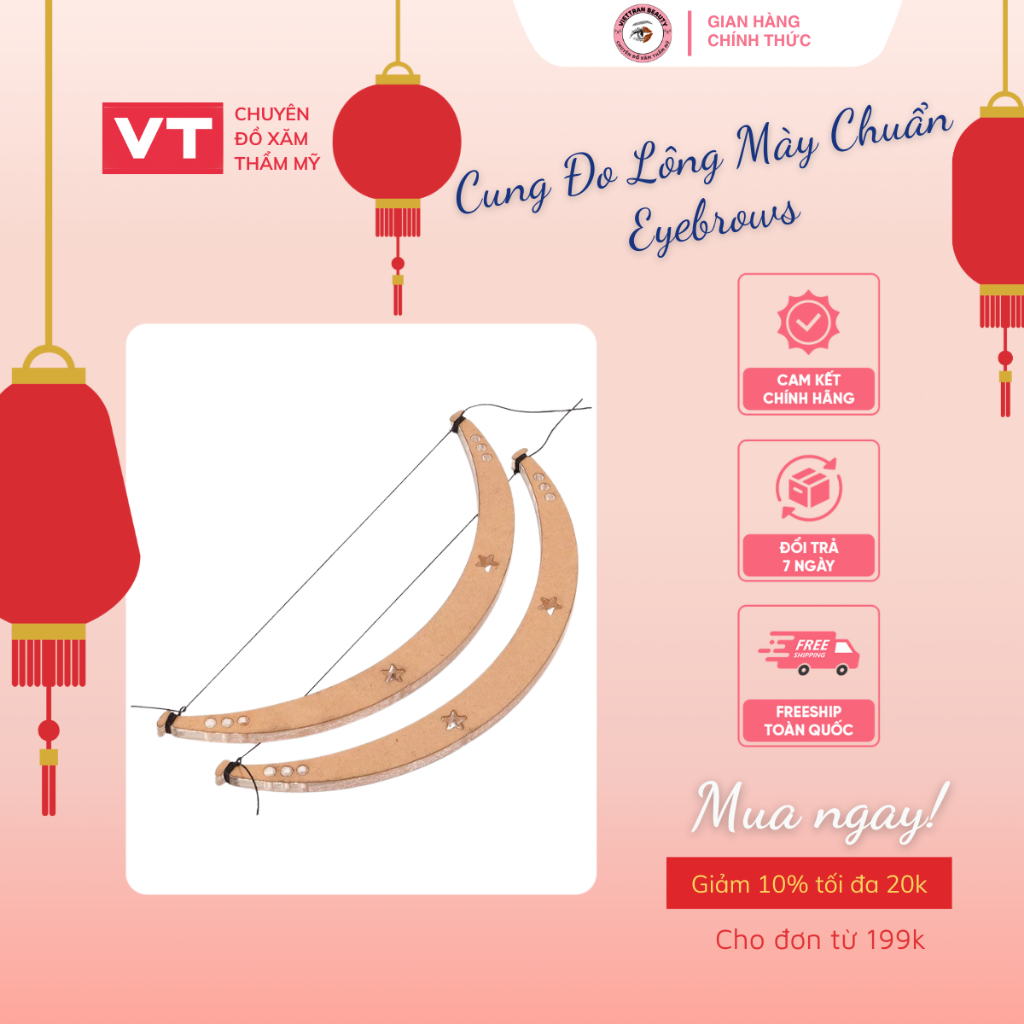 Cung Đo Lông Mày Chuẩn EYEBROWS (Hàng dẹp dày nhé)