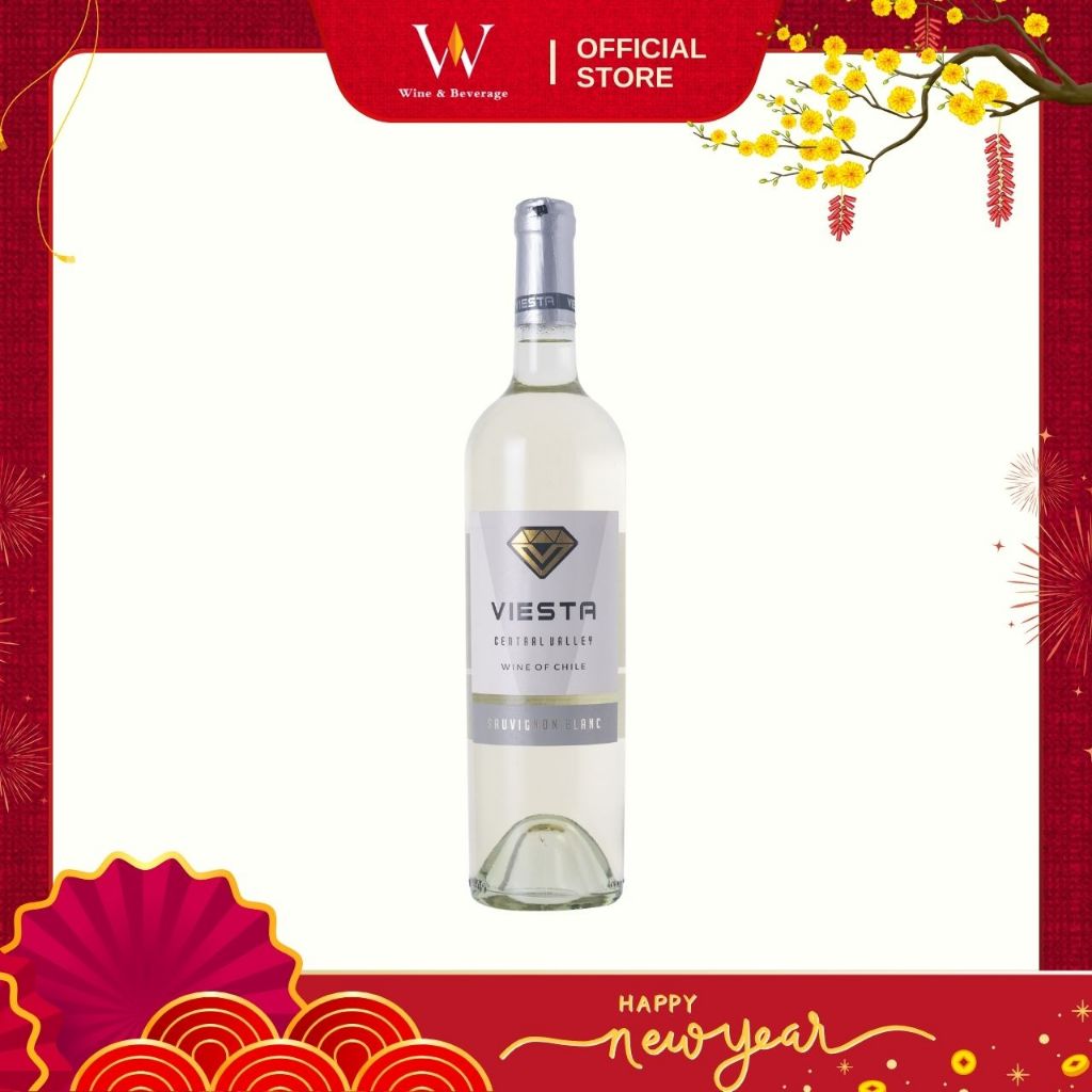 Rượu vang Trắng Viesta Sauvignon Blanc chai 750ml 12.5%