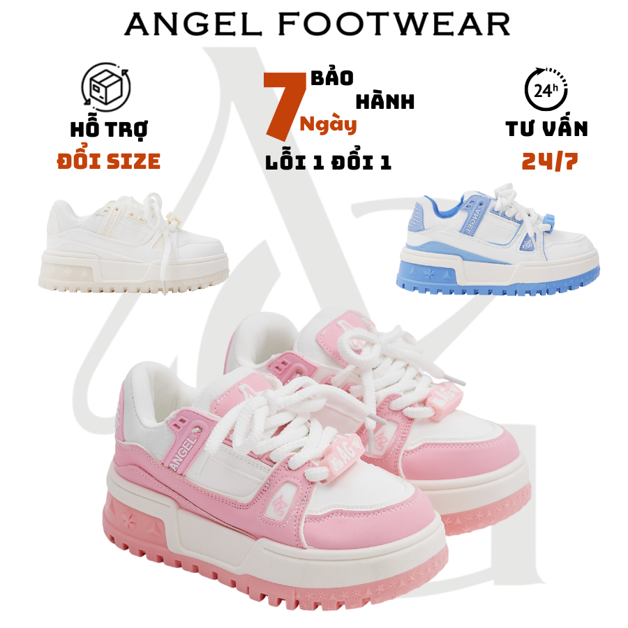 Giày Thể Thao Angel Chính Hãng, Giày Sneaker Angel Muse LV Hàng QC (Hỗ Trợ Đổi Size)