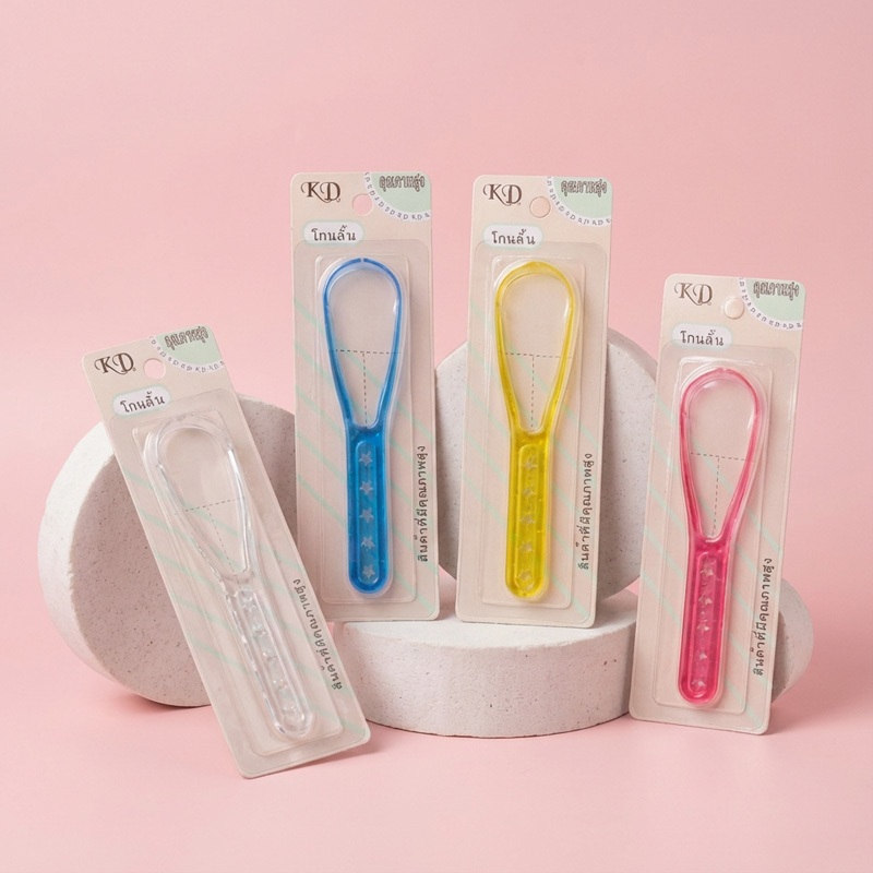 Cây cạo lưỡi, dụng cụ vệ sinh lưỡi bằng nhựa Thái Lan cao cấp