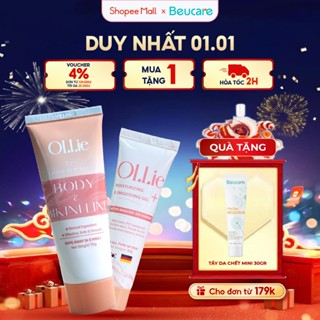  Combo kem tẩy lông và kem dưỡng Ollie tẩy vùng kín nách tay chân  an toàn không đau rát,dưỡng da phù hợp mọi loại da 