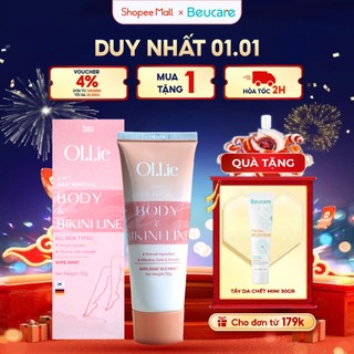  Kem tẩy lông Ollie tẩy vùng kín nách tay chân  an toàn không đau rát phù hợp mọi loại da 