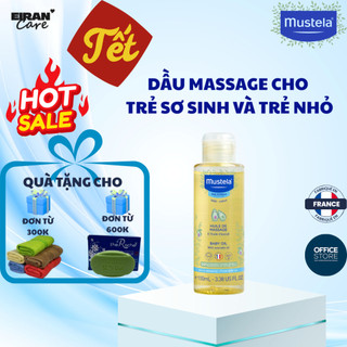  Dầu Massage Mustela - Pháp. Baby Oil Mustela 100ml 
