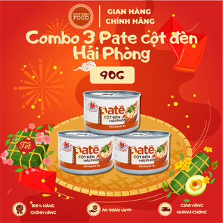  COMBO 3 hộp Pate Cột Đèn Hải Phòng 90G - Đồ Hộp Hạ Long 