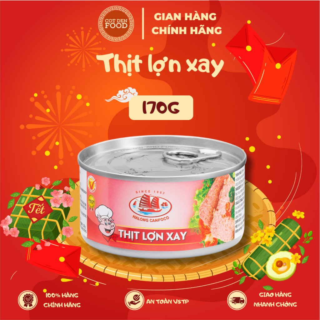 Thịt Lợn Xay Đồ Hộp Hạ Long 170G