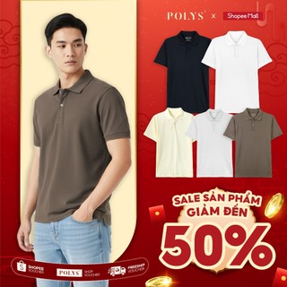  SALE TẾT Áo Thun Polo Nam Cổ Bẻ Thun Cá Sấu 4 Chiều Xuất Xịn. Áo Thun Polo Nam TC BASIC 