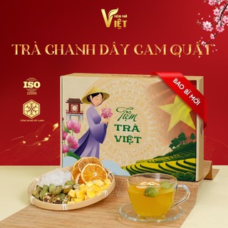  Trà Chanh Dây Cam Quất - Detox đẹp da thanh nhiệt - Trà Triệu Lộ Tư - Tiệm Trà Việt - 40 gói 