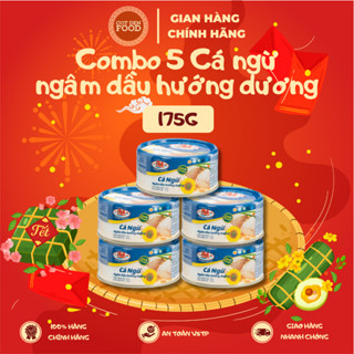 COMBO 5 HỘP Cá Ngừ Ngâm Dầu Hướng Dương Hạ Long 175G 
