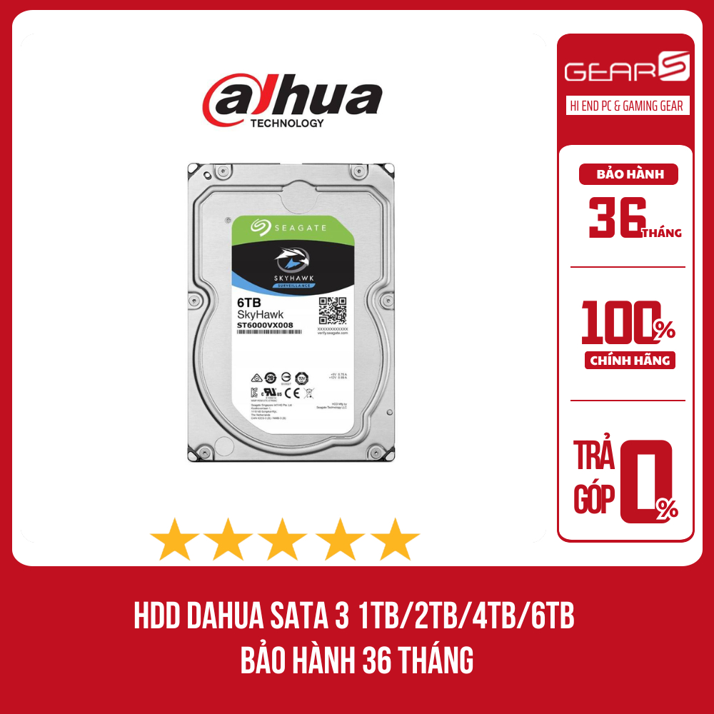 [FULL VAT] HDD Dahua 1TB/2TB/4TB/6TB - Bảo hành 36 Tháng