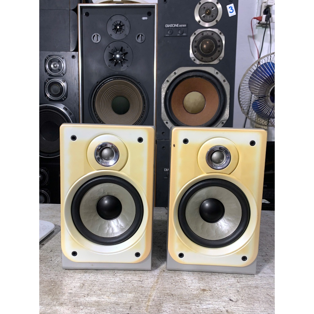 Bán Cặp Loa Nghe Nhạc AIWA  SX - M520 bãi nhật hát cực hay hơi xấu  hàng bãi nhật về