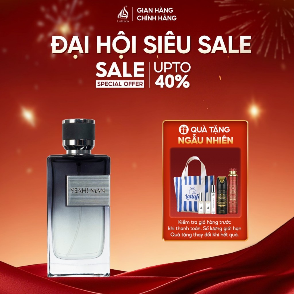 Nước hoa nam Maison Alhambra Yeah Man mùi hương quyến rũ, hiện đại chai 100ml