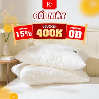  Gối Mây Ru9 | Chất Liệu Microfiber 3D Tân Tiến | Chống Thấm Tuyệt Đối | Nâng Đỡ Cổ - Ôm Trọn Đầu | 2 Kích Thước 