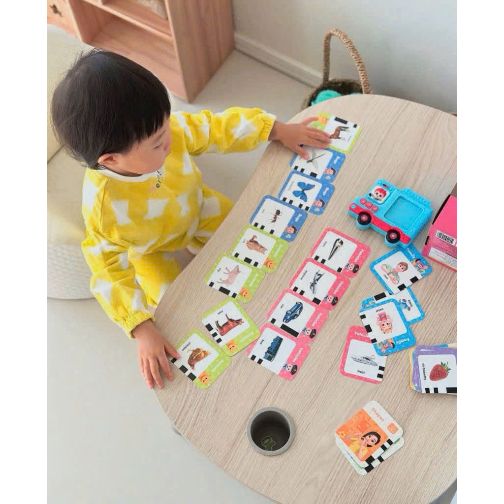 Bộ thẻ nhạc xe Bus Bebefin vui nhộn cho bé