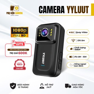 Máy quay YYLUUT L9 Full HD 1080P – ghi hình sắc nét, chống rung, kháng nước, góc rộng 180°.