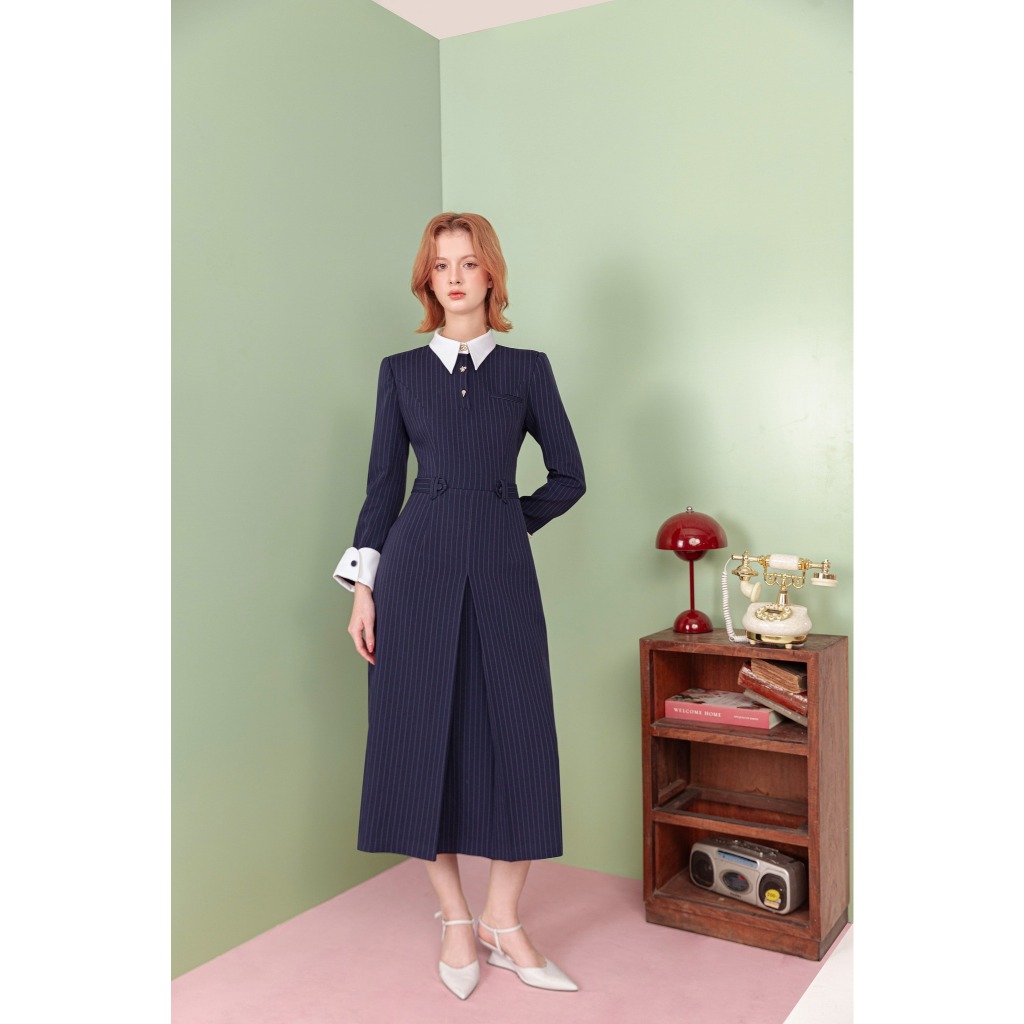 VÁY THIẾT KẾ ELINA DRESS THANH LỊCH, SANG TRỌNG - BY ESTRANO