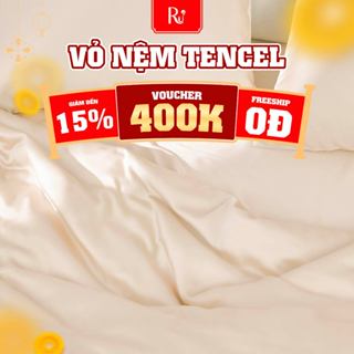   GIẢM 50%  Vỏ Ga Nệm Tencel Ru9 | Sợi Bạch Đàn Cao Cấp |Mềm Như Lụa - Độ Thoáng Khí Cao | 9 Màu Sắc | 1m8 | 2m | 2m2 