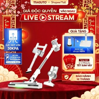  Máy Hút Bụi Cầm Tay Không Dây Gia Đình 30kPa Tặng Dock Sạc 2 Lõi Lọc Bụi Mịn HEPA Máy Hút Bụi Giường Nệm Đệm Sofa Xe Hơi 