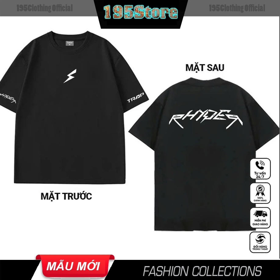 Áo thun tay ngắn Chữ Ký Rhyder và Captain- RHYDER CĂNG FAN RHYDER CHÁY in chữ ký - team Akatsuki ani