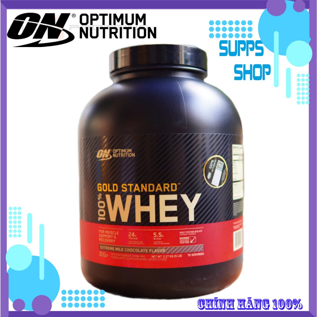 Optimum Nutrition ON Gold Standard 100% Whey 5lbs – Cookie Cream