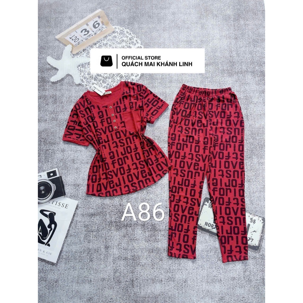 SET BỘ NGUYÊN MÀU CHỮ ĐEN ĐỦ MÀU A86