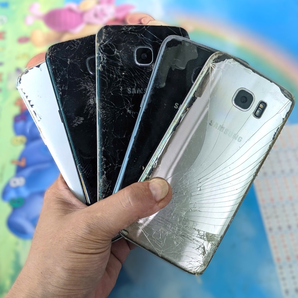 Cụm xác Samsung S7 Edge hư màn,main zin bao sống - Mainboard samsung s7 edge