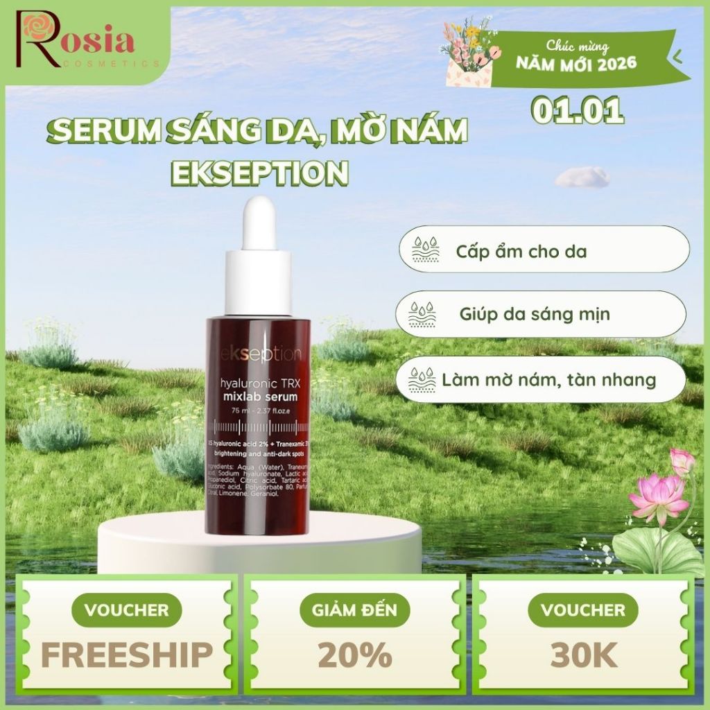 Serum Ekseption Hyaluronic TRX mixlab serum (Hàng công ty) | Serum sáng da, mờ thâm nám