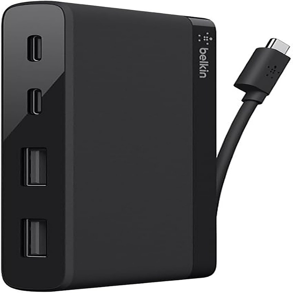 Cáp Belkin USB-C 4-Port Mini Hub F4U090btBLK