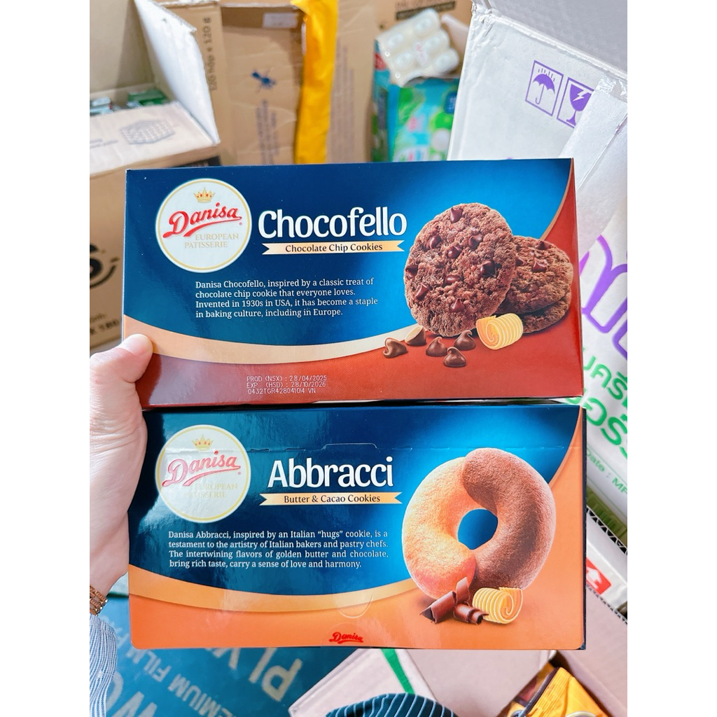Bánh quy Danisa Abbracci 168g (12 gói *14g)