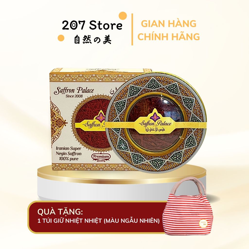 Saffron Palace (nhụy hoa nghệ tây) dòng Negin nhập Dubai chính hãng hữu cơ thượng hạn