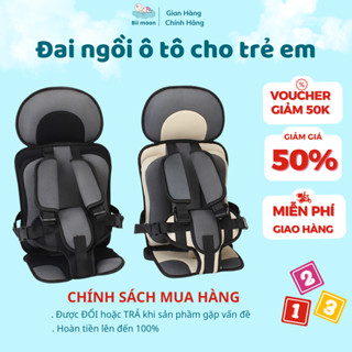 Đai Ngồi Ghế Ô Tô Cho Bé Bii Moon, Lưới Thoáng Khí, Đệm Êm, Dễ Điều Chỉnh Cho Bé Khi Di Chuyển