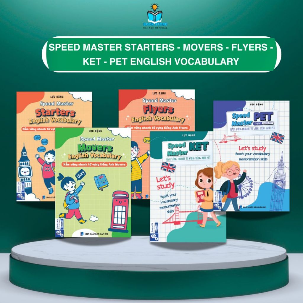 Sách tiếng Anh - Speed master starters - movers - flyers english vocabulary
