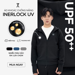   UV MỚI VỀ  Áo Khoác Chống Nắng Nam Couple TX Interlock Anti UV Vải Thun Form Regular MOK 1073 