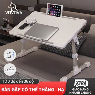  VOVOVA bàn học gấp gọn chân chữ T chắc chắn Điều chỉnh Độ cao thấp bàn gấp gọn thông minh bàn học sinh viên 
