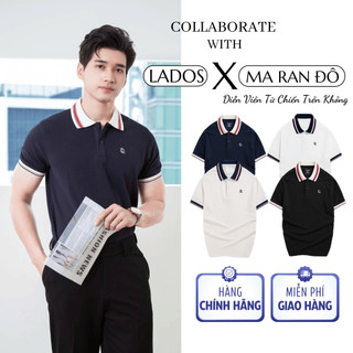  Áo thun polo ngắn tay thun cá sấu nam LADOS-9190 cổ phối bo chun form basic sang trọng thanh lịch 