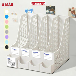 Kệ đựng tài liệu A4  Bossee sắp xếp ngăn nắp, tiết kiệm không gian, lưu giữ giấy tờ văn phòng, tài liệu thi cử học sinh