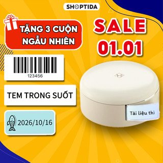  Máy in nhiệt mini cầm tay H11 Shoptida kết nối bluetooth in tem nhãn nhãn dán sticker in mã vạch 