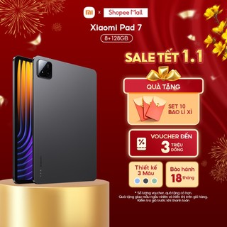  Livestream  Máy tính bảng Xiaomi Pad 7  8+128GB  | Màn hình 11.2'' 3.2K 144Hz | SD7+Gen3 | HyperAI | Pin 8850mAh 