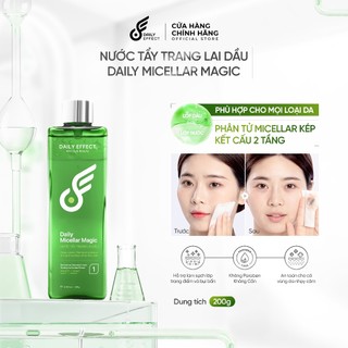   Nước Tẩy Trang Cho Da Dầu Mụn  DAILY EFFECT Daily Micellar Magic  200ml  