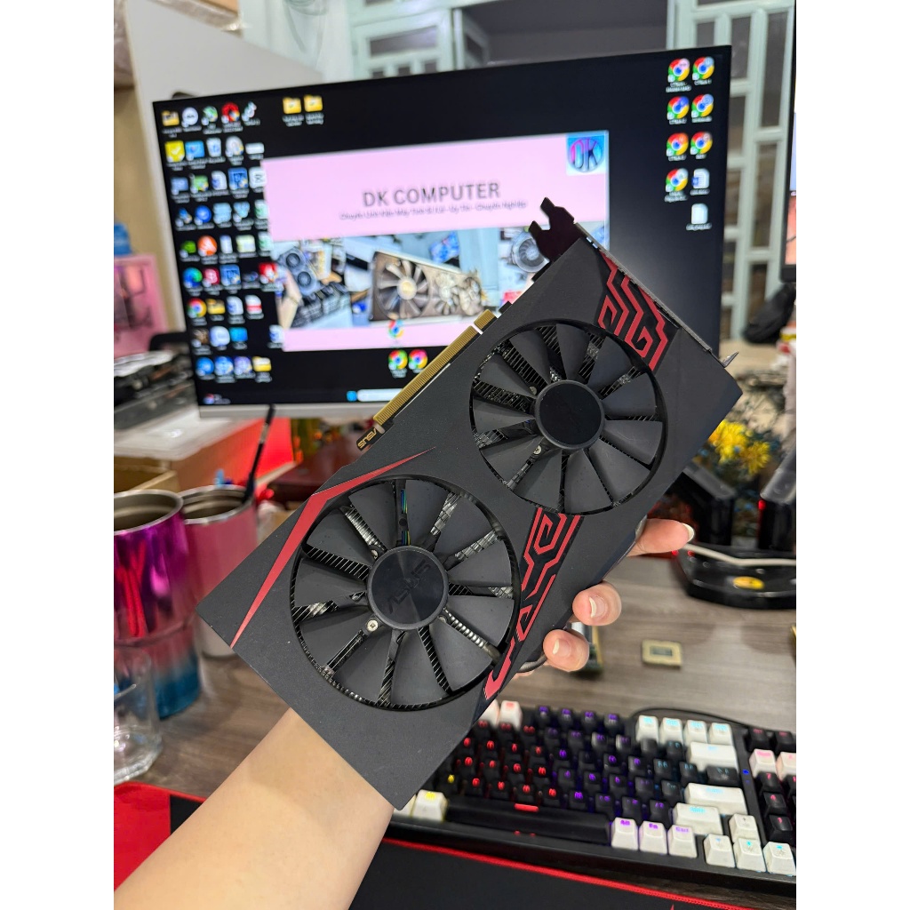 VGA Asus RX 470 EXP 4GB 1 cổng DVI